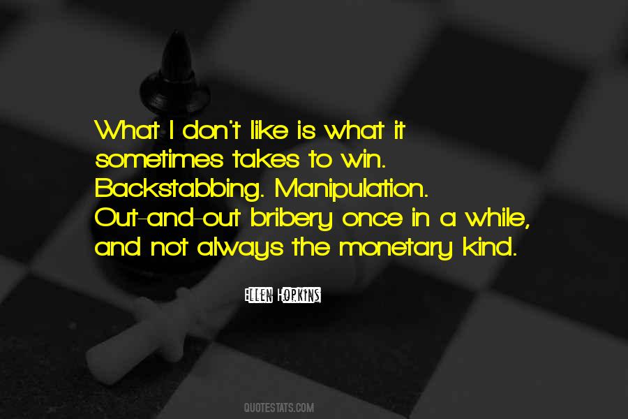 Quotes About Manipulation #829757