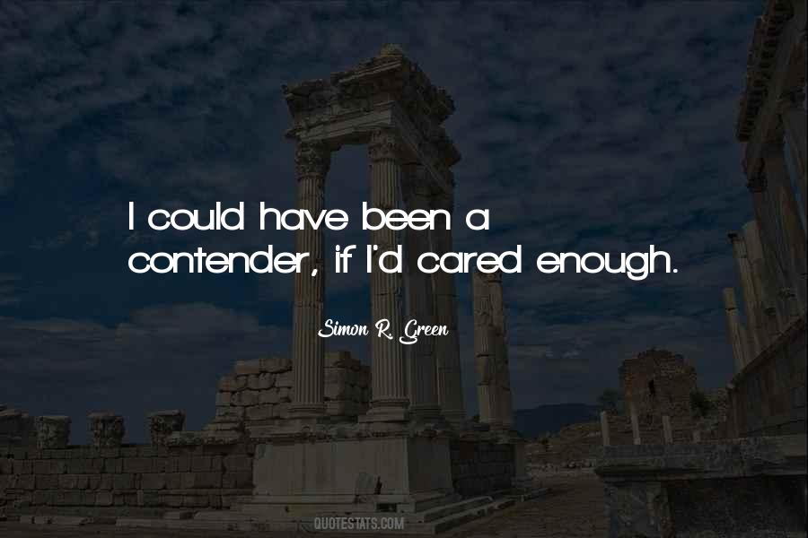 Quotes About The Contender #1572654