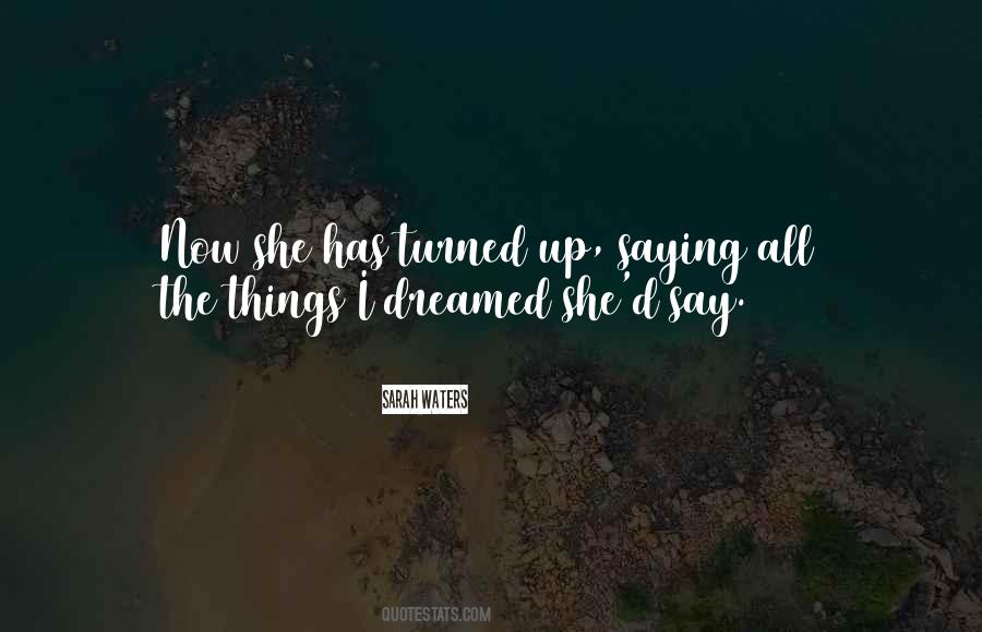 She Dreamed Quotes #34556