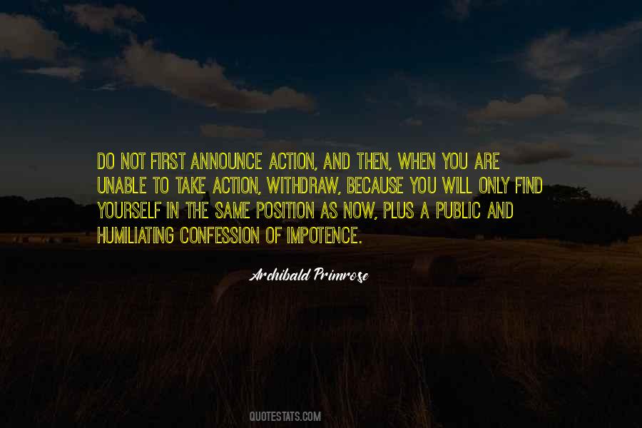 Archibald Primrose Quotes #932383