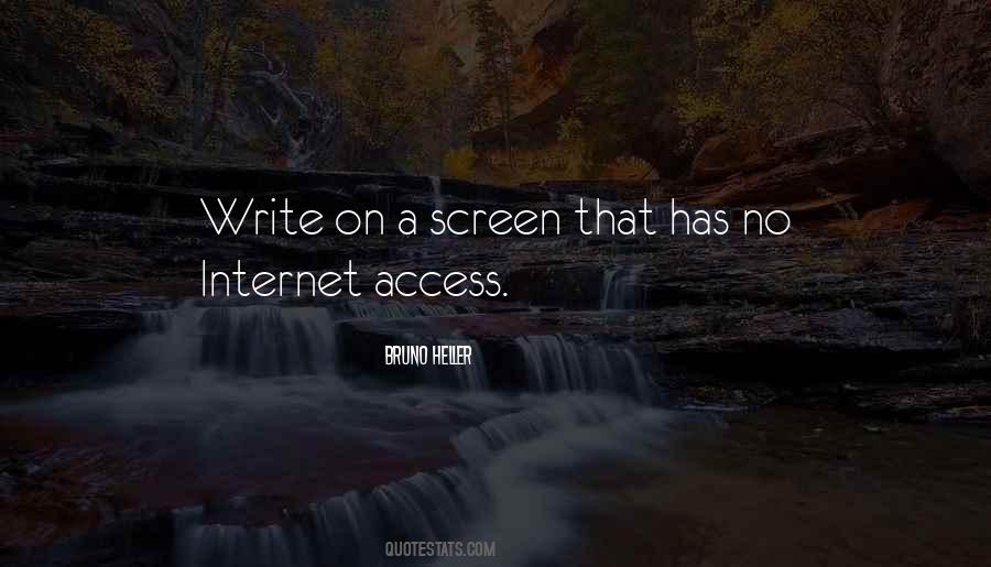 Quotes About Internet Access #1849667