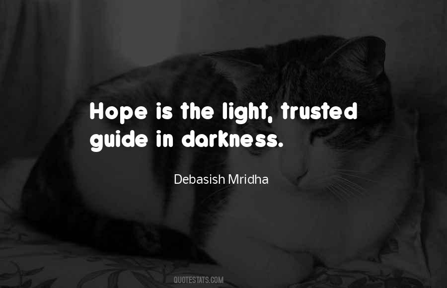 Quotes About Hope In Darkness #130431