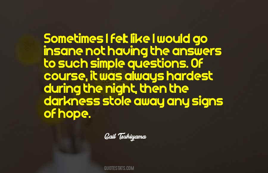 Quotes About Hope In Darkness #231098