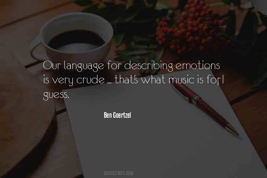 Quotes About Crude Language #1514357