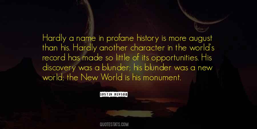 Quotes About A New World #1125381