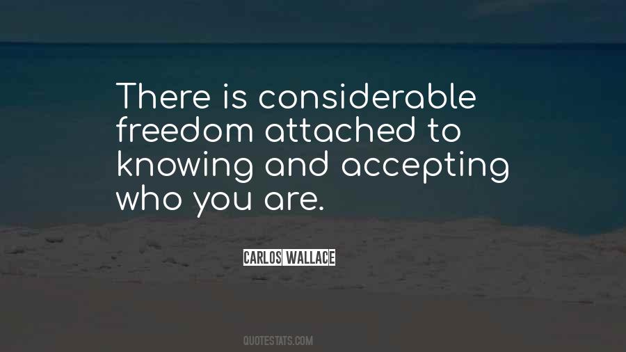 Quotes About Accepting Who You Are #930601