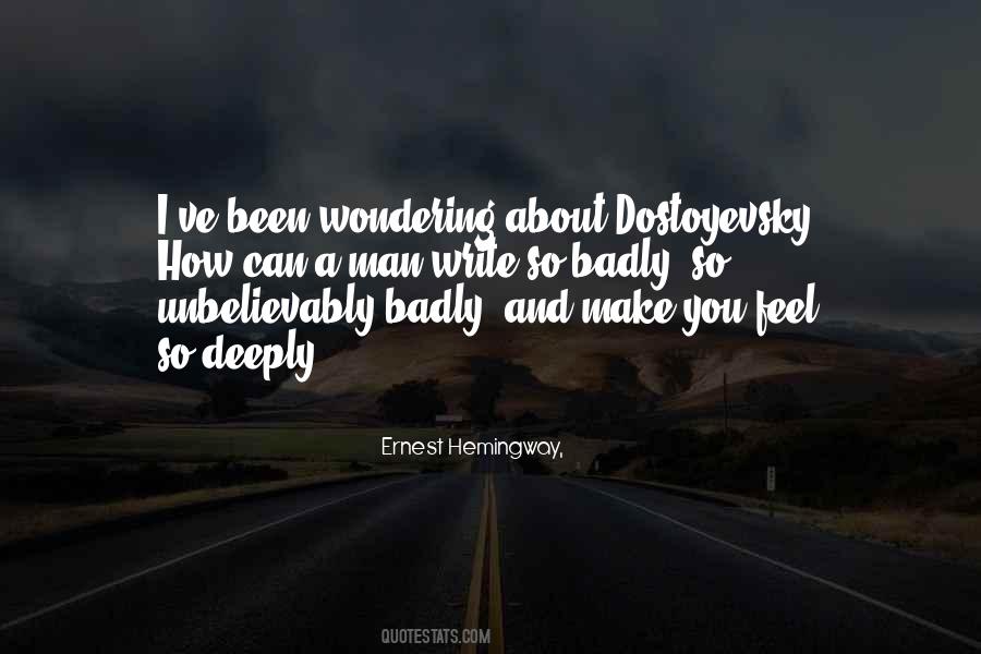 Quotes About Writing Ernest Hemingway #1108196