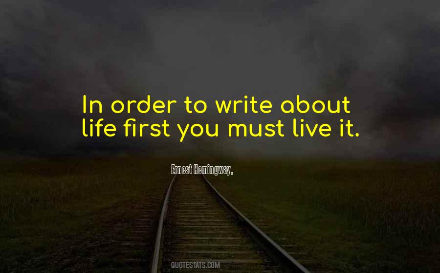 Quotes About Writing Ernest Hemingway #1159027