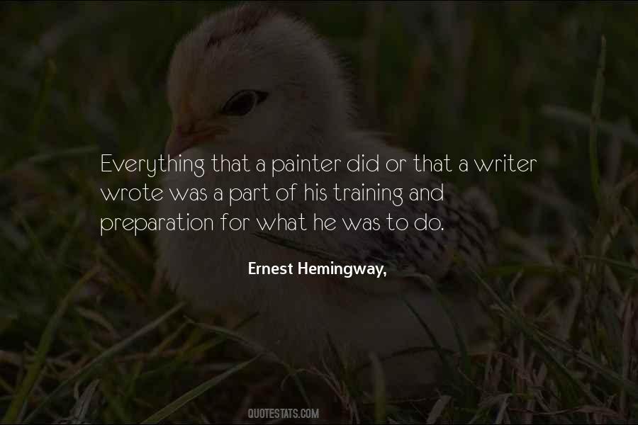 Quotes About Writing Ernest Hemingway #1186628