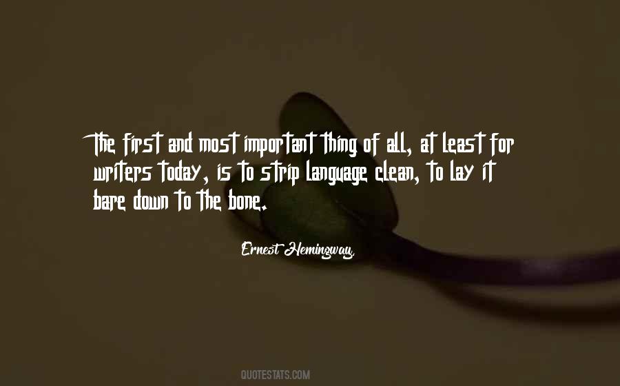 Quotes About Writing Ernest Hemingway #1310682