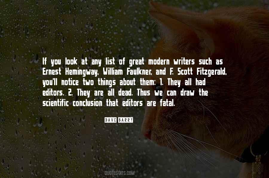 Quotes About Writing Ernest Hemingway #218852