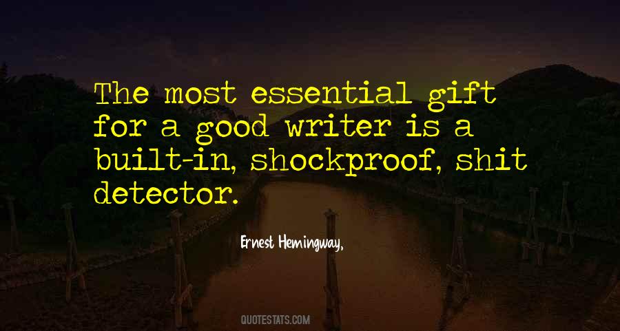 Quotes About Writing Ernest Hemingway #798161