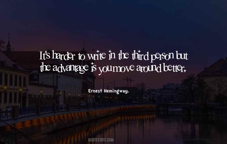 Quotes About Writing Ernest Hemingway #969856