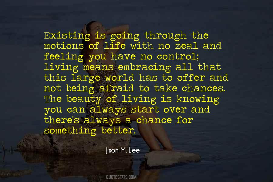 Quotes About Living Vs Existing #1002290