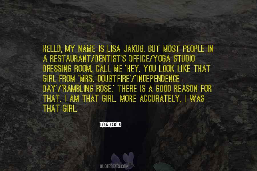 Quotes About That Girl #1749303