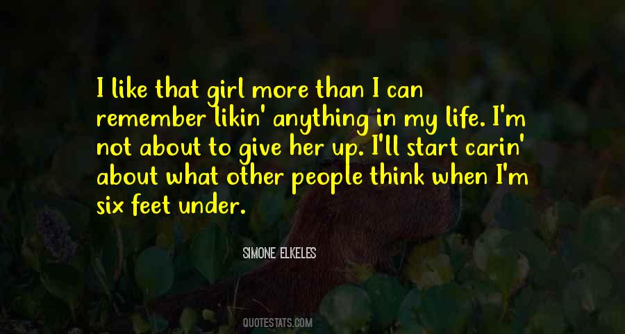 Quotes About That Girl #891357