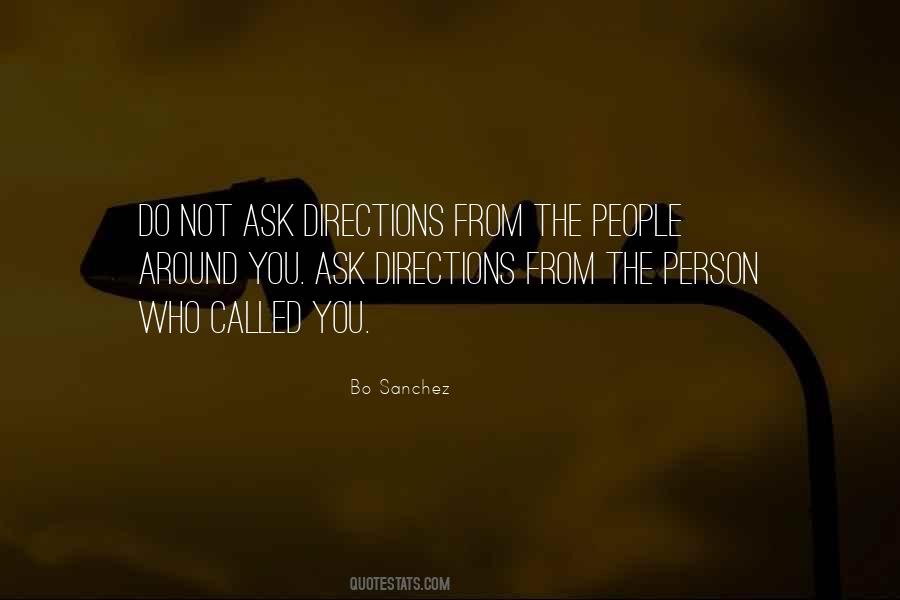 Quotes About Directions #1224120