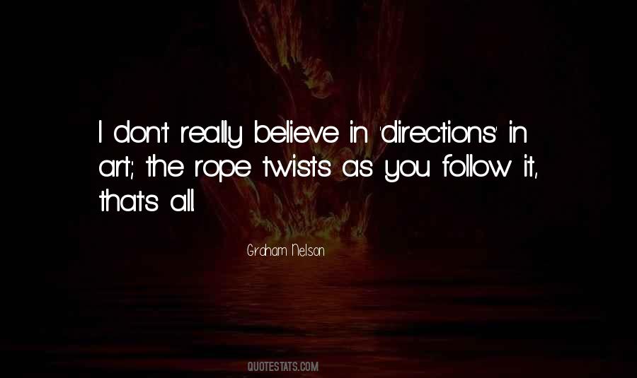 Quotes About Directions #1340270