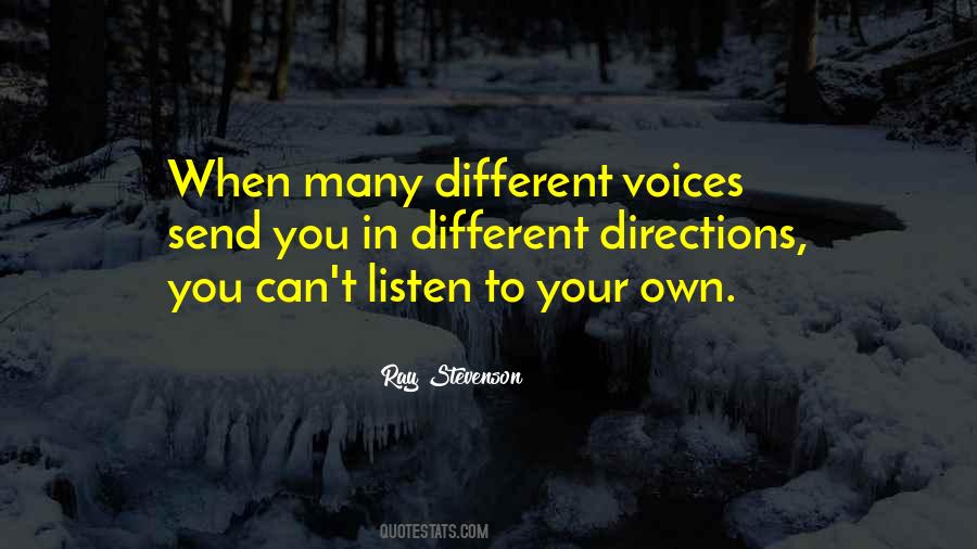 Quotes About Directions #1380003
