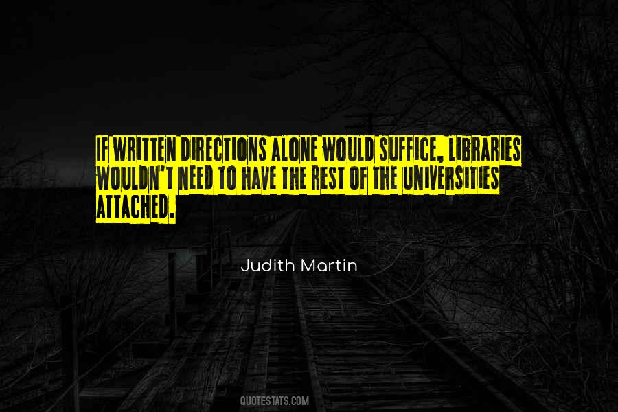 Quotes About Directions #1389827