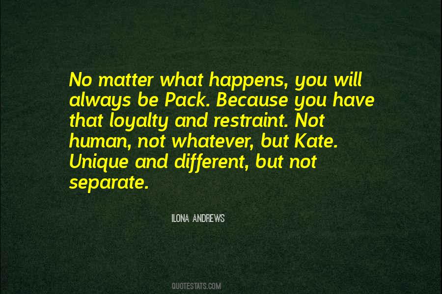 Unique And Different Quotes #1311075