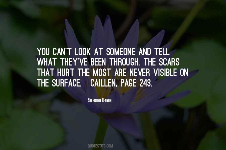 Quotes About Visible Scars #1332293