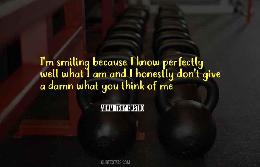 Me Smiling Quotes #221605