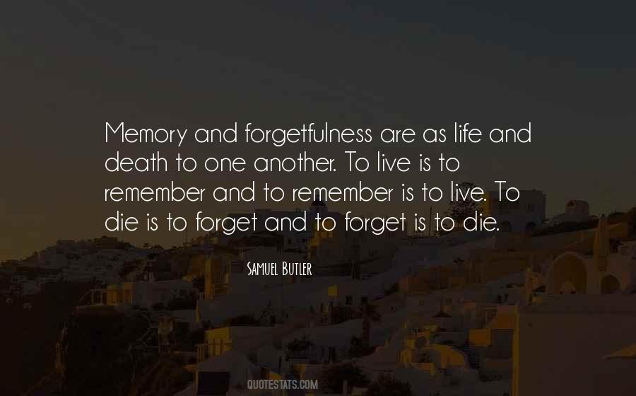Quotes About Death And Memories #358546
