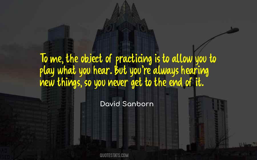 Quotes About Hearing Things #1000900