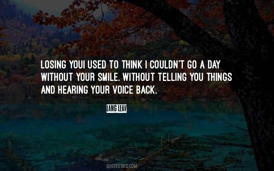 Quotes About Hearing Things #235333