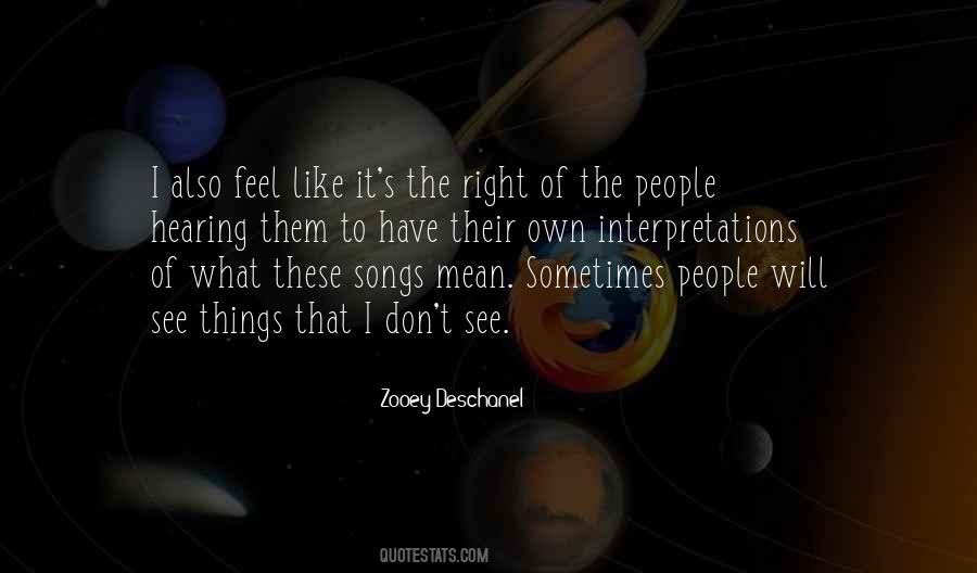Quotes About Hearing Things #407219