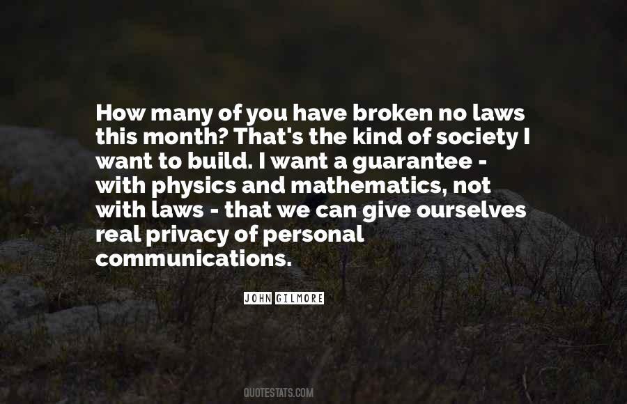 Quotes About Personal Privacy #1696316