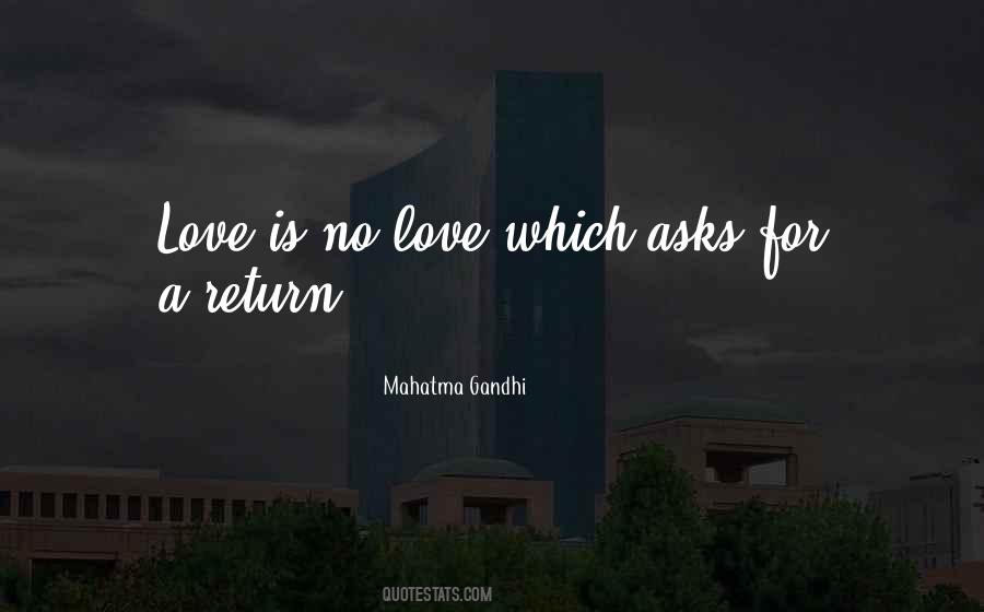 Return Love Quotes #167512