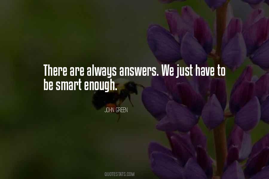 Quotes About Answers To Questions #124601