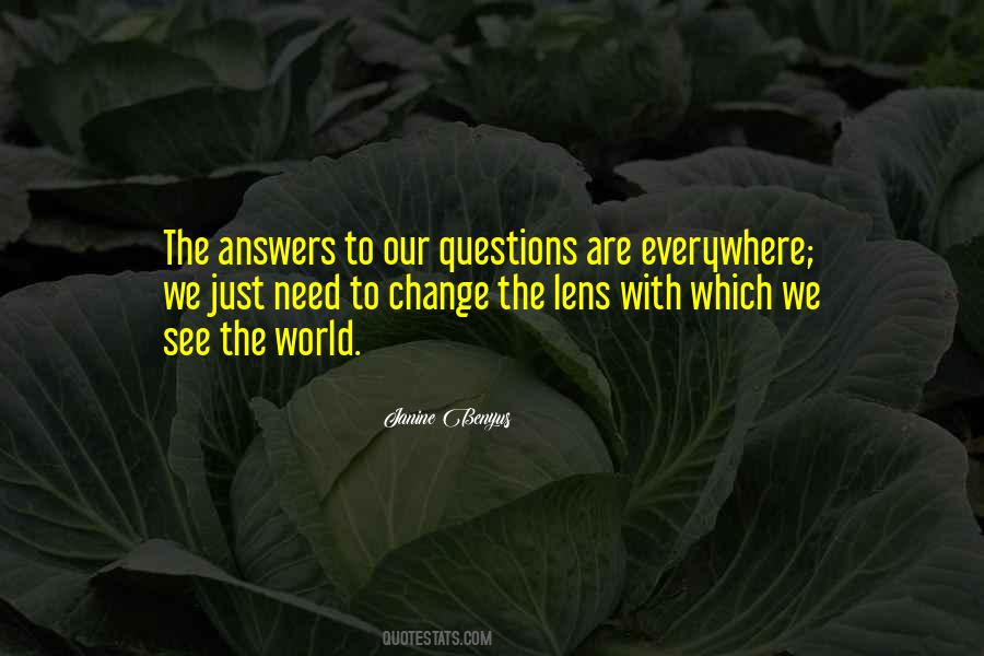 Quotes About Answers To Questions #200158