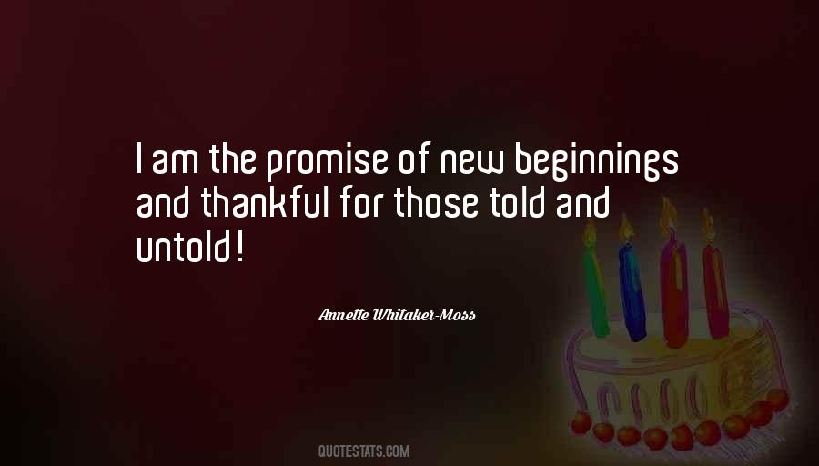 Quotes About New Beginnings #1191250