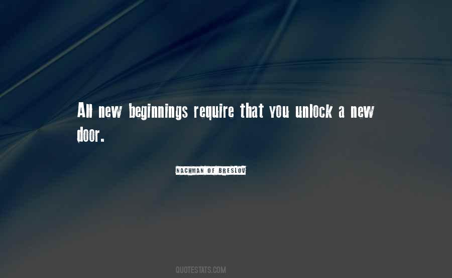 Quotes About New Beginnings #874098