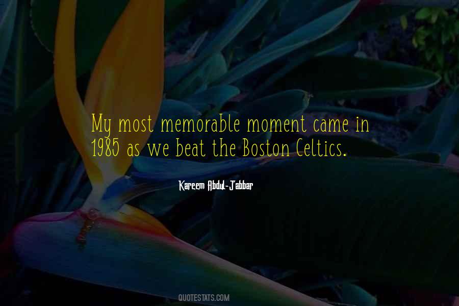 Quotes About Boston Celtics #1576498