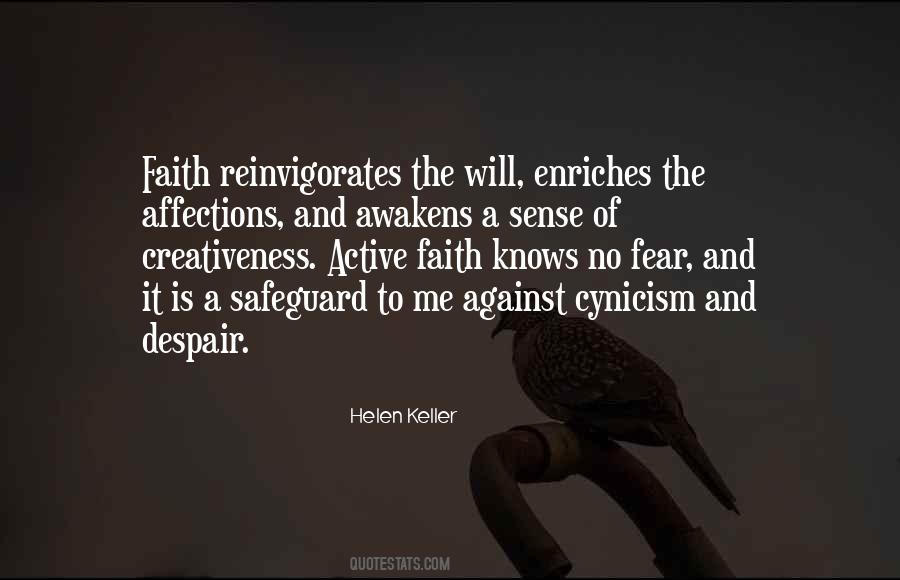 Of Fear And Faith Quotes #691399