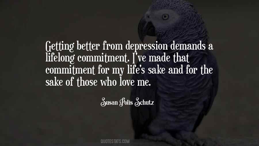 Quotes About Getting Better From Depression #70239