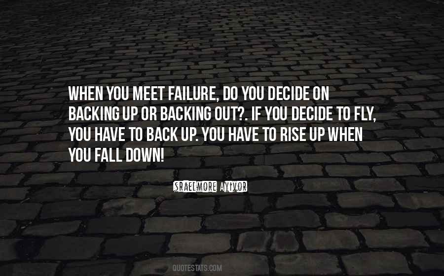 Rise Back Quotes #907366