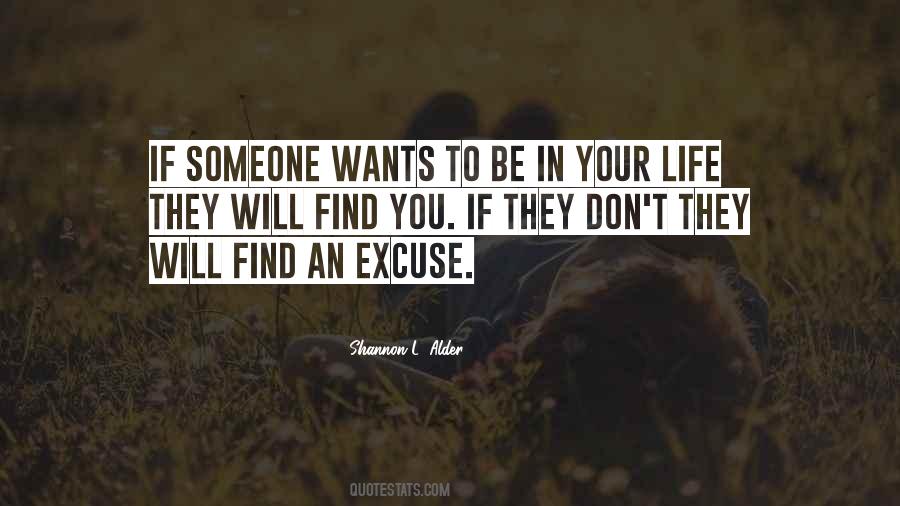 Quotes About Excuses In Life #1223076