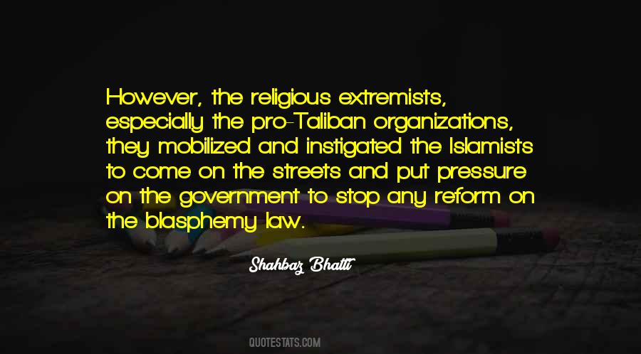 Blasphemy Law Quotes #492984