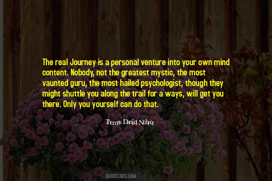 Quotes About Personal Journey #1441171