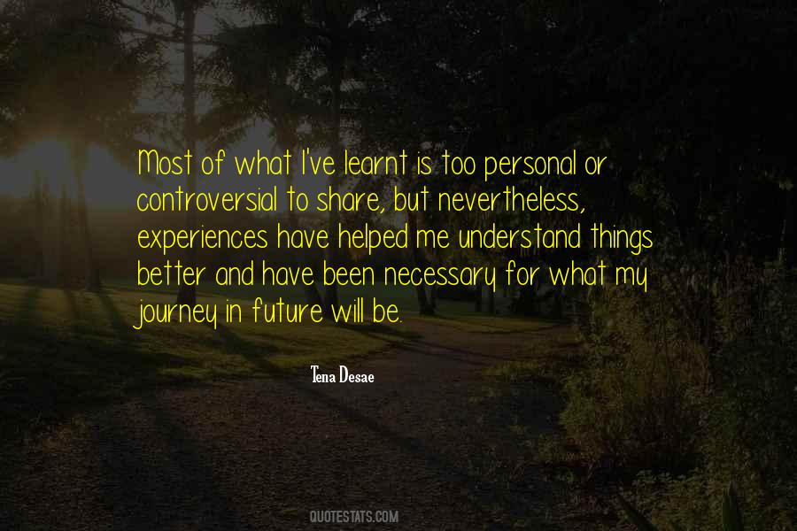 Quotes About Personal Journey #1559887