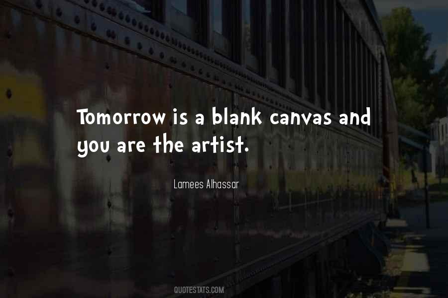 Quotes About Blank Canvas #1181399