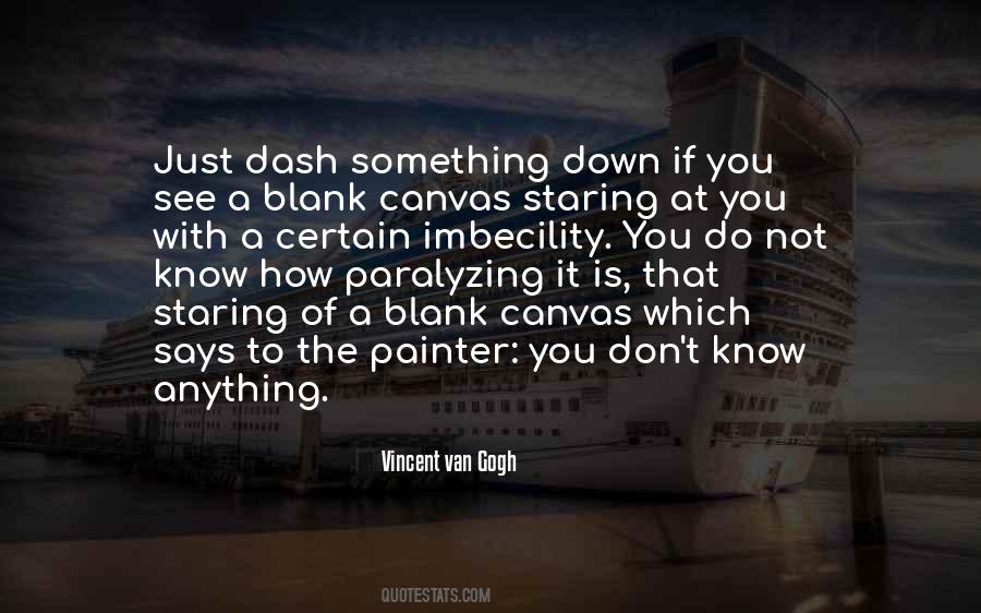 Quotes About Blank Canvas #207711
