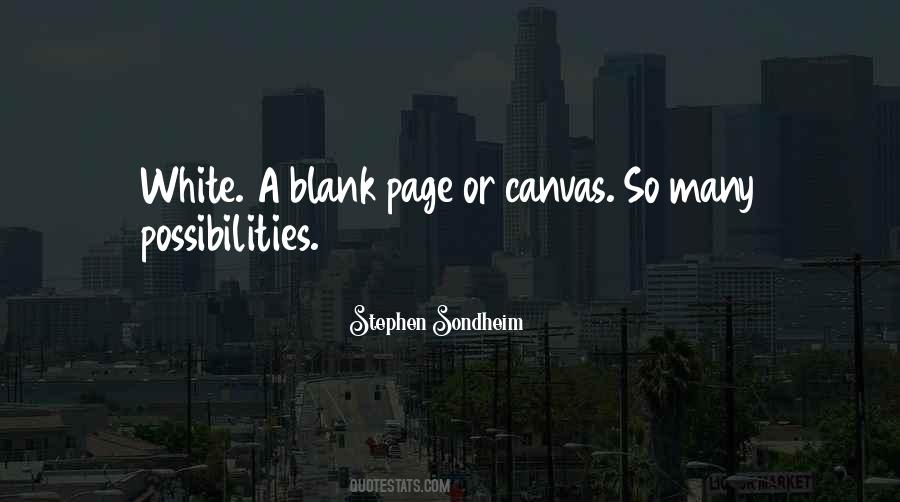 Quotes About Blank Canvas #248539