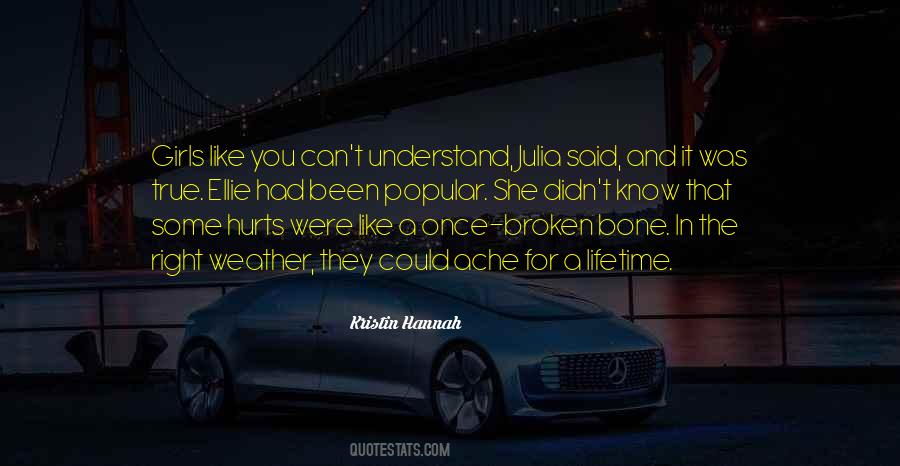 You Once Said Quotes #230256
