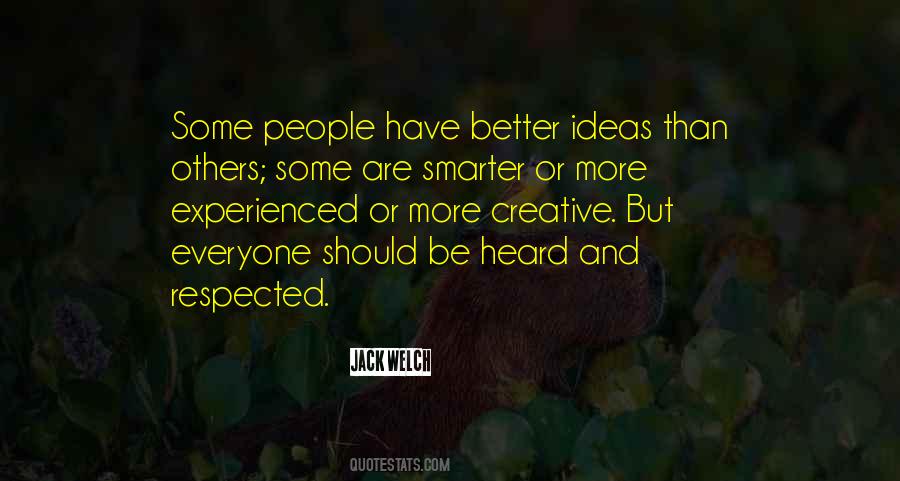 Better Ideas Quotes #1831292